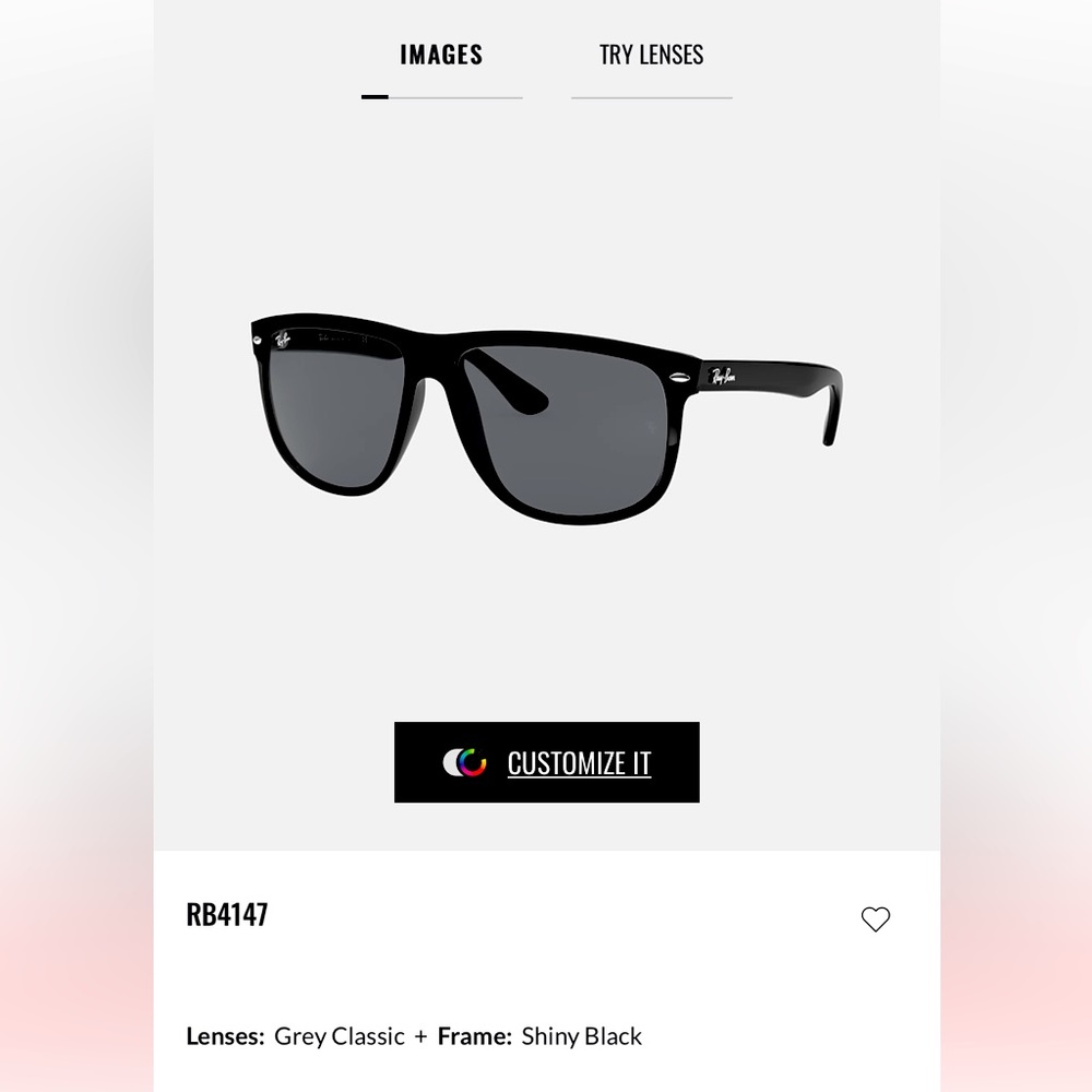 Raybans Black - Model 4147